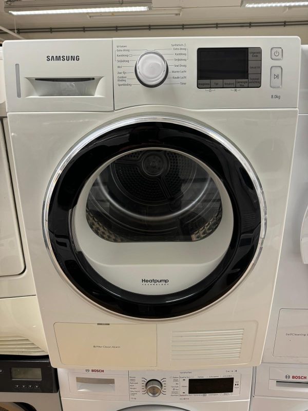 Samsung OptimalDry Warmtepompdroger 8KG DV80F5EBHGW/EN Refurbished - Afbeelding 2