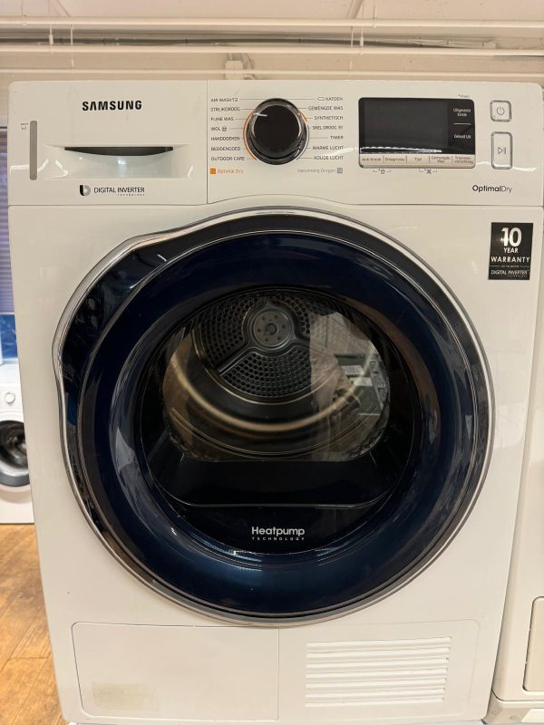 Samsung A+++ Warmtepompdroger 8KG DV80M6210CW Refurbished - Afbeelding 3